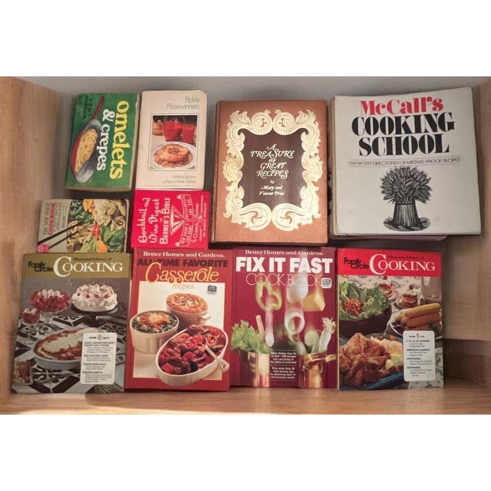 Cookbook Collection McCall’s Family Circle, Fix It Fast Recipes, cocktails